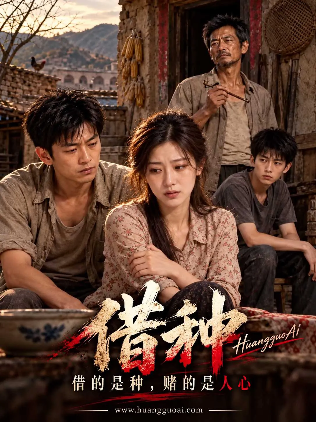 短剧封面：乡村题材家庭群像