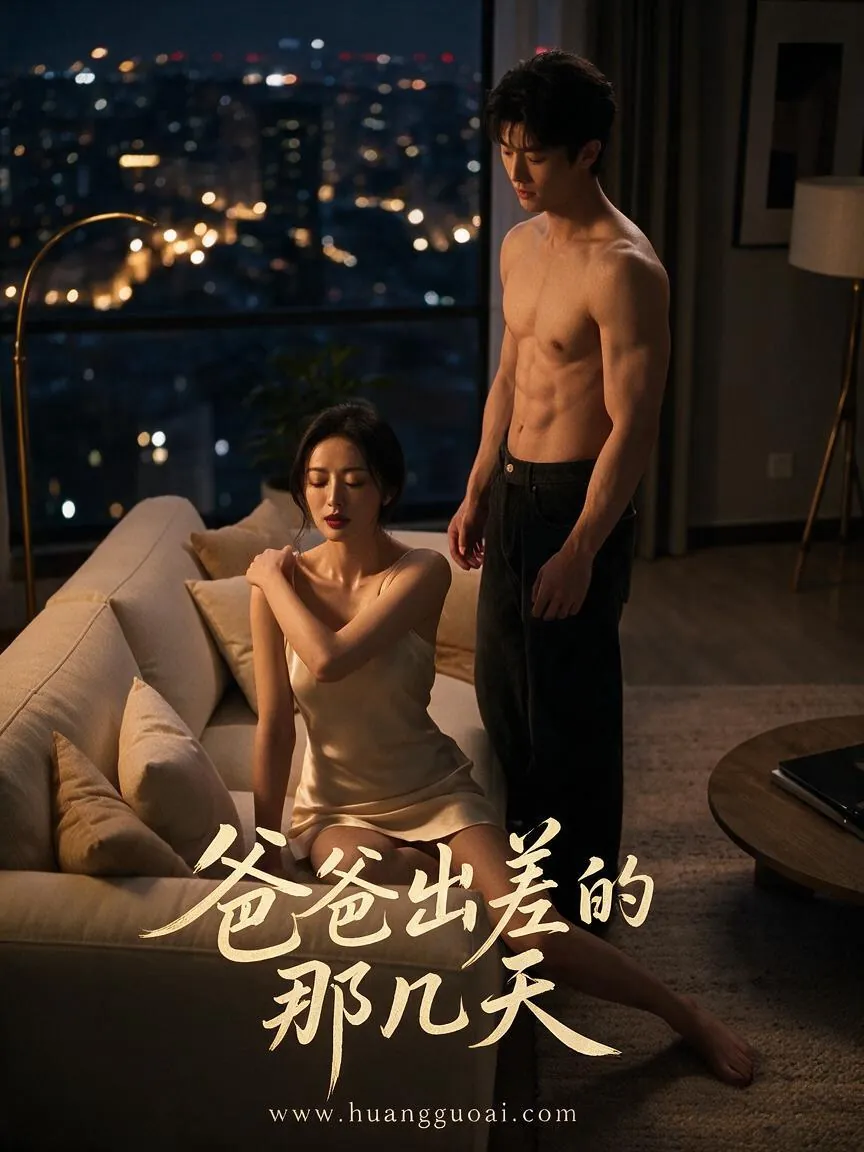 短剧封面：客厅里男女情感拉扯